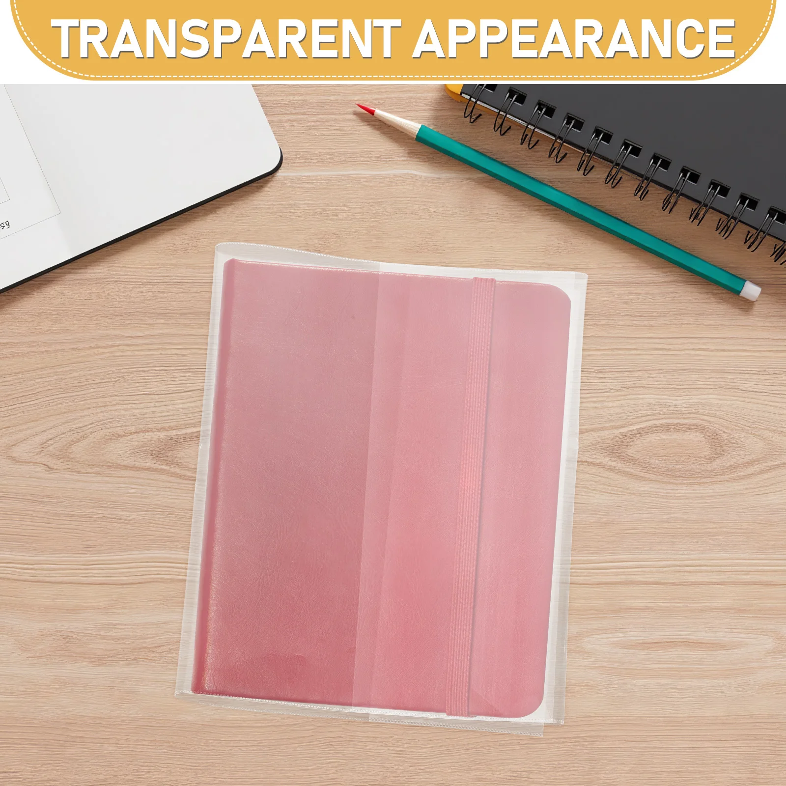 10 шт. A5 водонепроницаемые обложки для книг прозрачные пластиковые защитные чехлы для учебников в твердом переплете книги многоразовые растягивающиеся