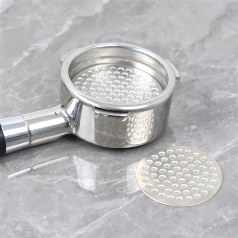 T83C-Reusable Coffee Puck Screen Coffee Machine Filter Mesh Coffee Maker Filters 53Mm Durable Easy Install