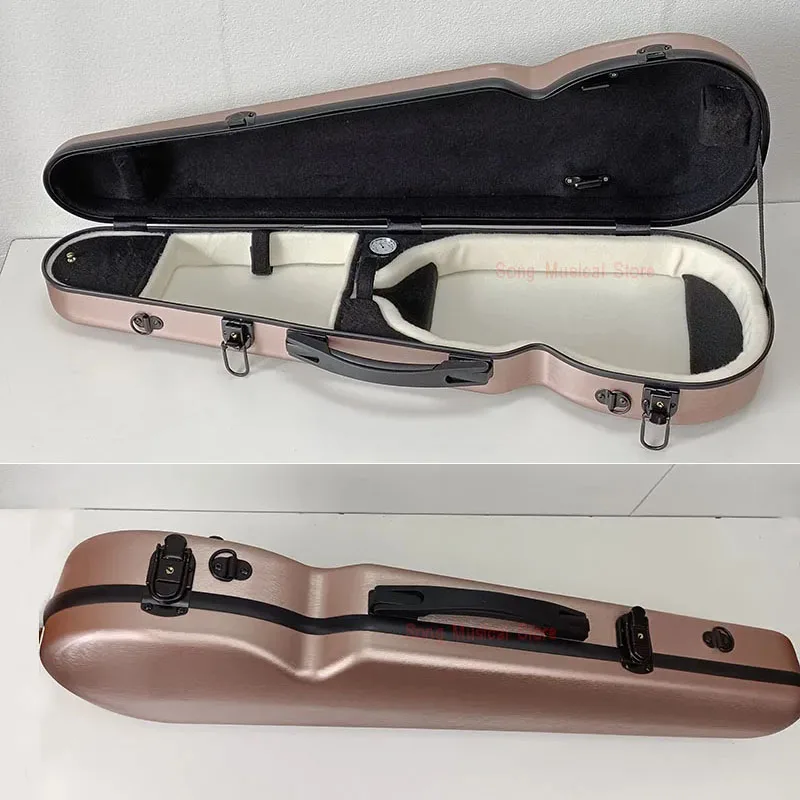 Fast Arrival Multicolor More Sizes 4/4 3/4 1/2 1/4 Violin carbon fiber triangle Box Violin Box Violin Triangle Case