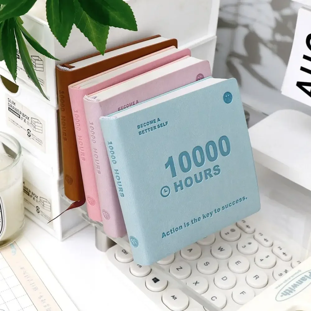 10000 Hours Time Management Planner Portable to Do List Notebook Student Stationery Note-Taking Schedule Learning Notepad