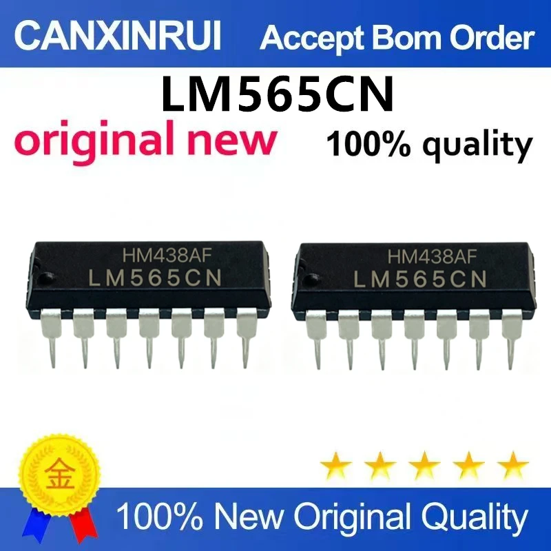 （5pcs-10pcs）brand-new-original-lm565cn-dual-in-line-14-pin-integrated-circuit-ic-chip