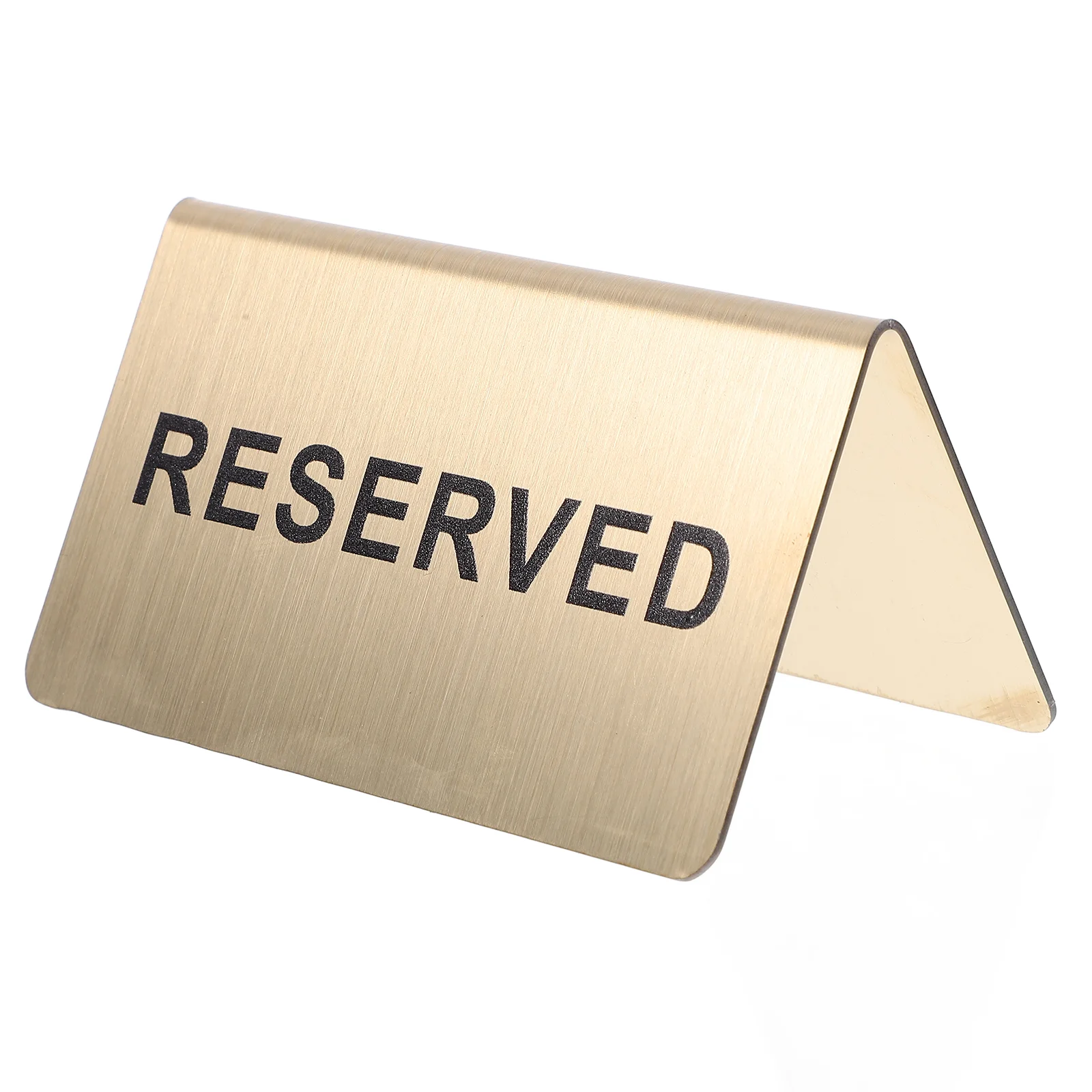 Table Booked Restaurant Reserved Sign Dining Stainless Steel Signs Weddings Seating