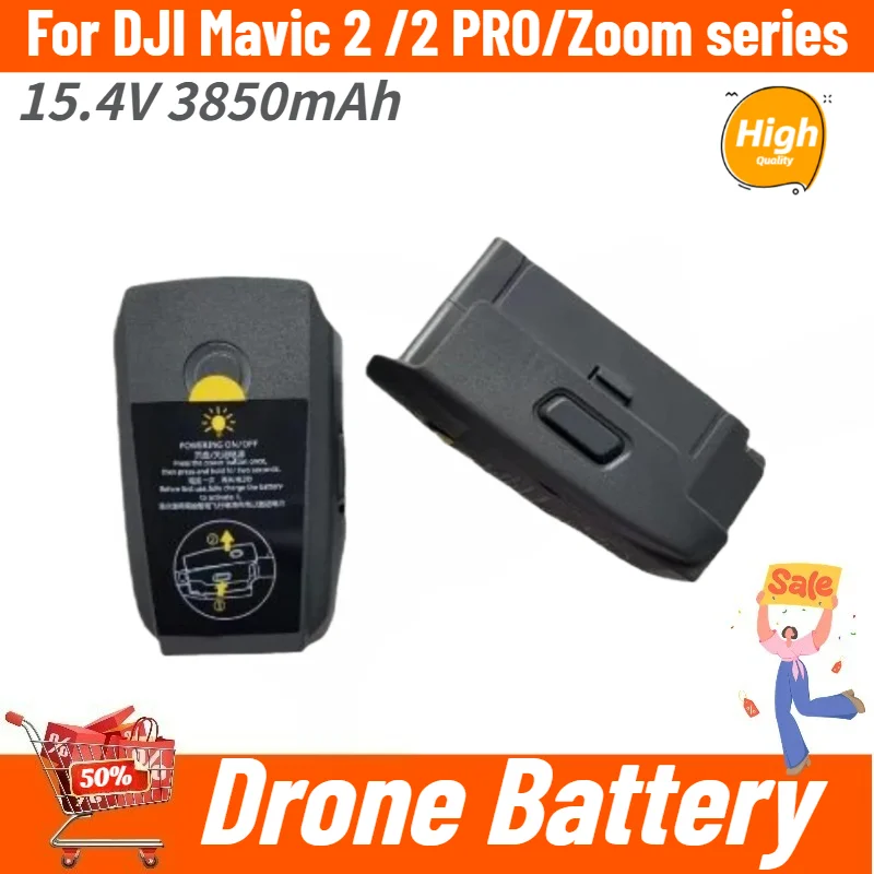 

High Quality Battery 15.4V 3850mAh for DJI Mavic 2 /2 PRO/Zoom Series Intelligent Flight Drone Brand New Replacement Battery
