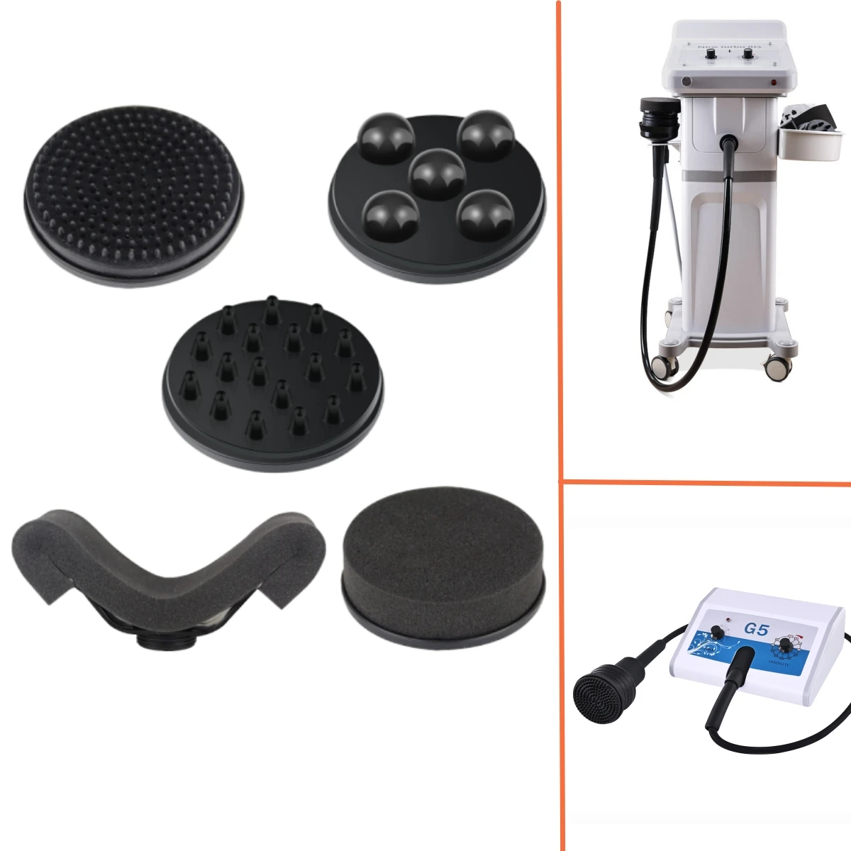 Massage Head Part for G5/G8 Vibrating Massage Body Slimming Machine Accessories Beauty Salon Home Use Body Massage