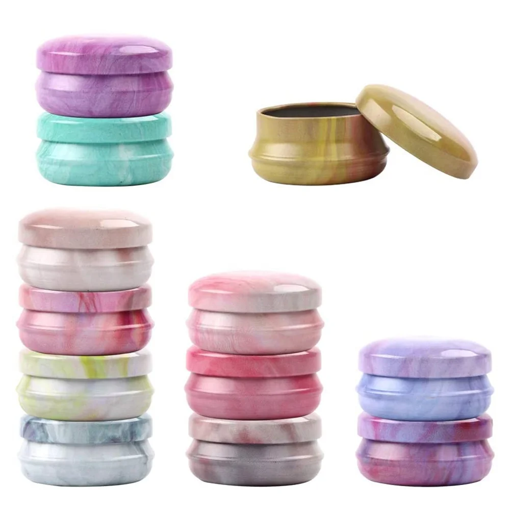 12 PCS Candles Container Tin Case Jars for Containers Cans Powder Empty Comfrey Cream