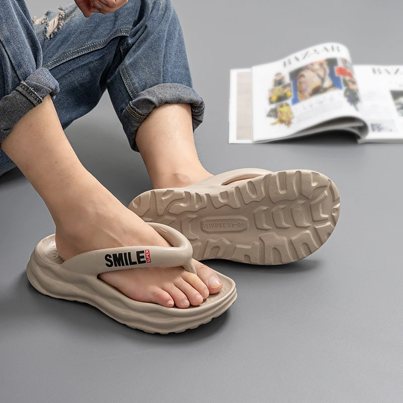 Slippers Sandalen Zachte En Comfortabele Slijtvaste Schoenen Voor Heren Antislip Schoenen Dikke Onderkant Heren Slippers Ventileren Unisex