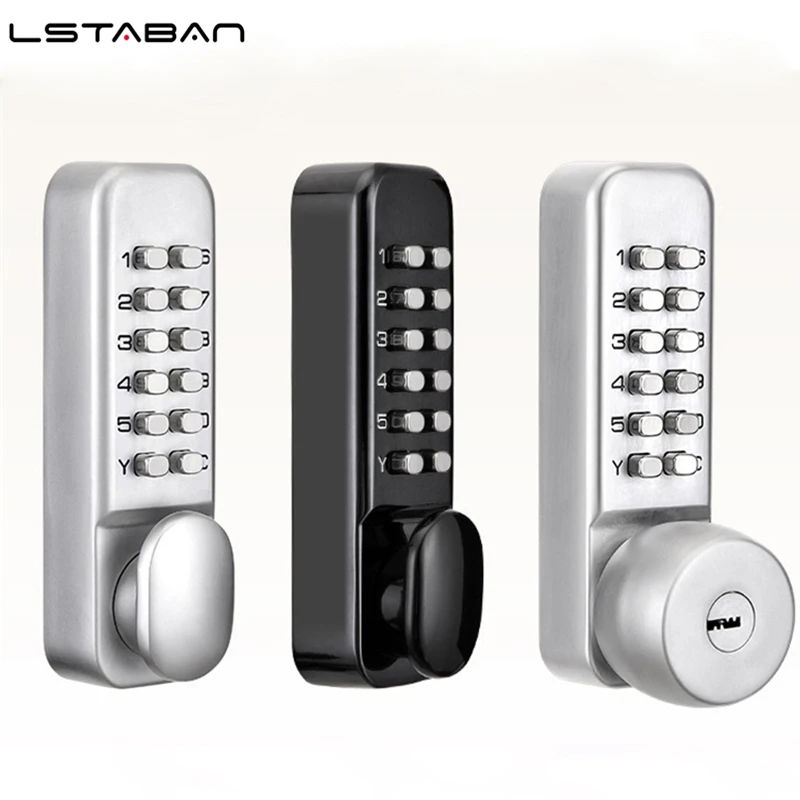 Sliding Gate Opener Digital Lock Door keyless Keypad Code Password Iron Door Waterproof Door Lock Push button Combination Lock