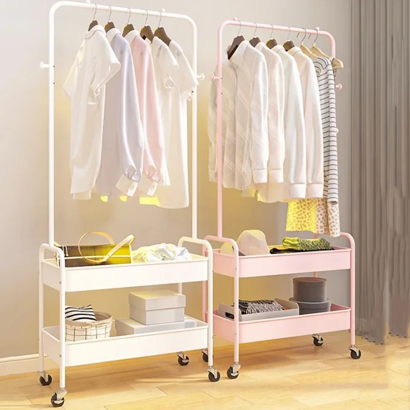 

Drying Hanging Clothes Rack Plastic Portable Pole Coat Storage Shoe Rack Living Room Perchero De Pie Home Modern Furniture