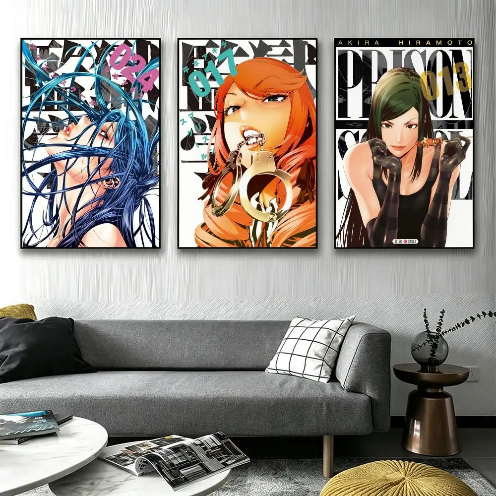 Anime Prison School Poster Poster HD printing Sophisticated Style Wall Art Home Decor For Bedroom Living Room Creative Gift