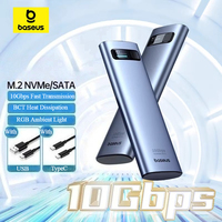 Baseus FlyJoy Series SSD Enclosure(M.2 NVMe and SATA) Space Grey NEW