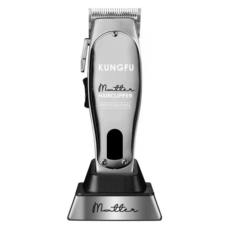 Master Haute Barber Custom Full Metal Mirror Body Professional Electric Hair Clipper Gradient Carving Trimmer Hair Salon Tool