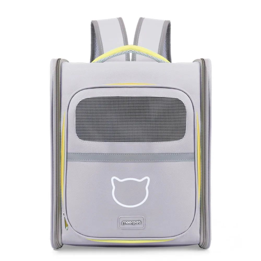 

Breathable Pet Carrier Backpack Large Capacity Wear-resistant Pet Travel Backpack Bite Resistant Windproof Dog Carrying Bag