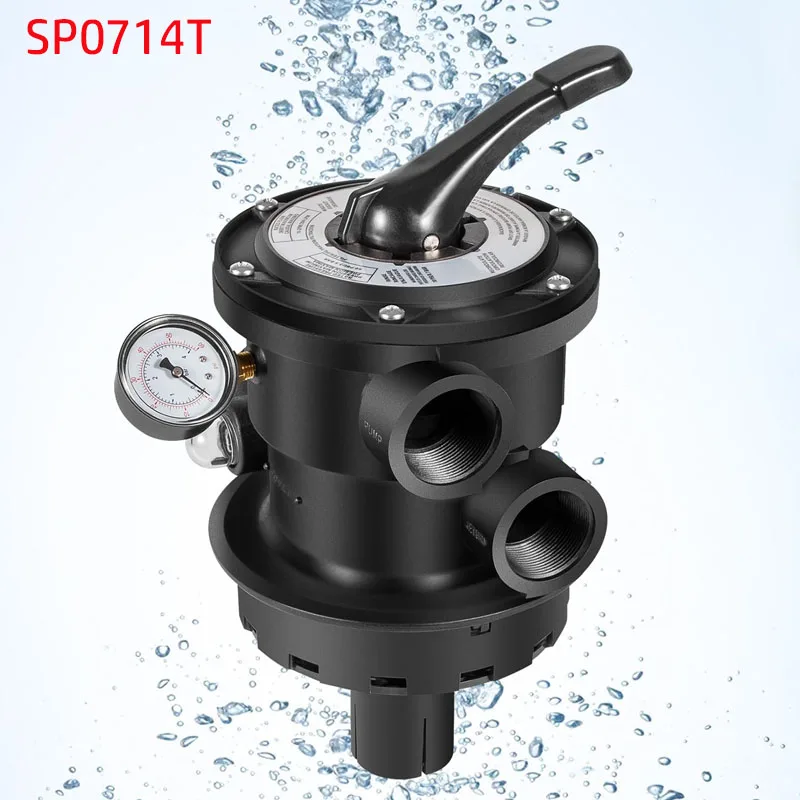

SP0714T VariFlo регулирующий клапан с верхним креплением 1-1/2 дюйма FIP 7-позиционный мультипорт для песочного фильтра Hayward выше заземления Pro или серии VL