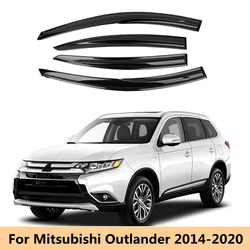 For Mitsubishi Outlander 2014 2015 2016 2017 2018 2019 2020 Car Side Window Visor Deflector Windshield for Rain Guard Shields