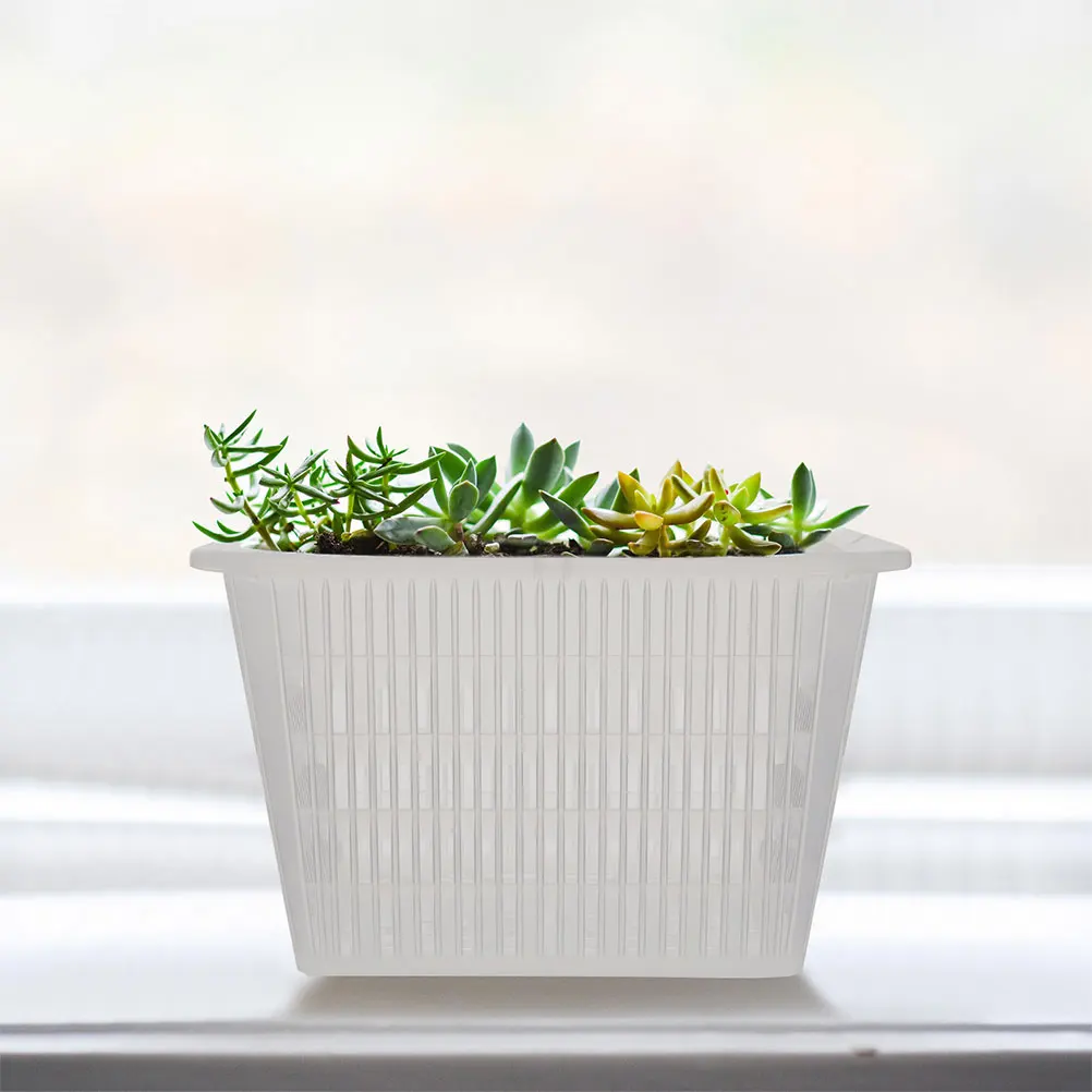 

4Pcs Reliable Hydroponic Planting Baskets Plastic Net Pots For Orchids And Plants With Reasonable Design And Functionality