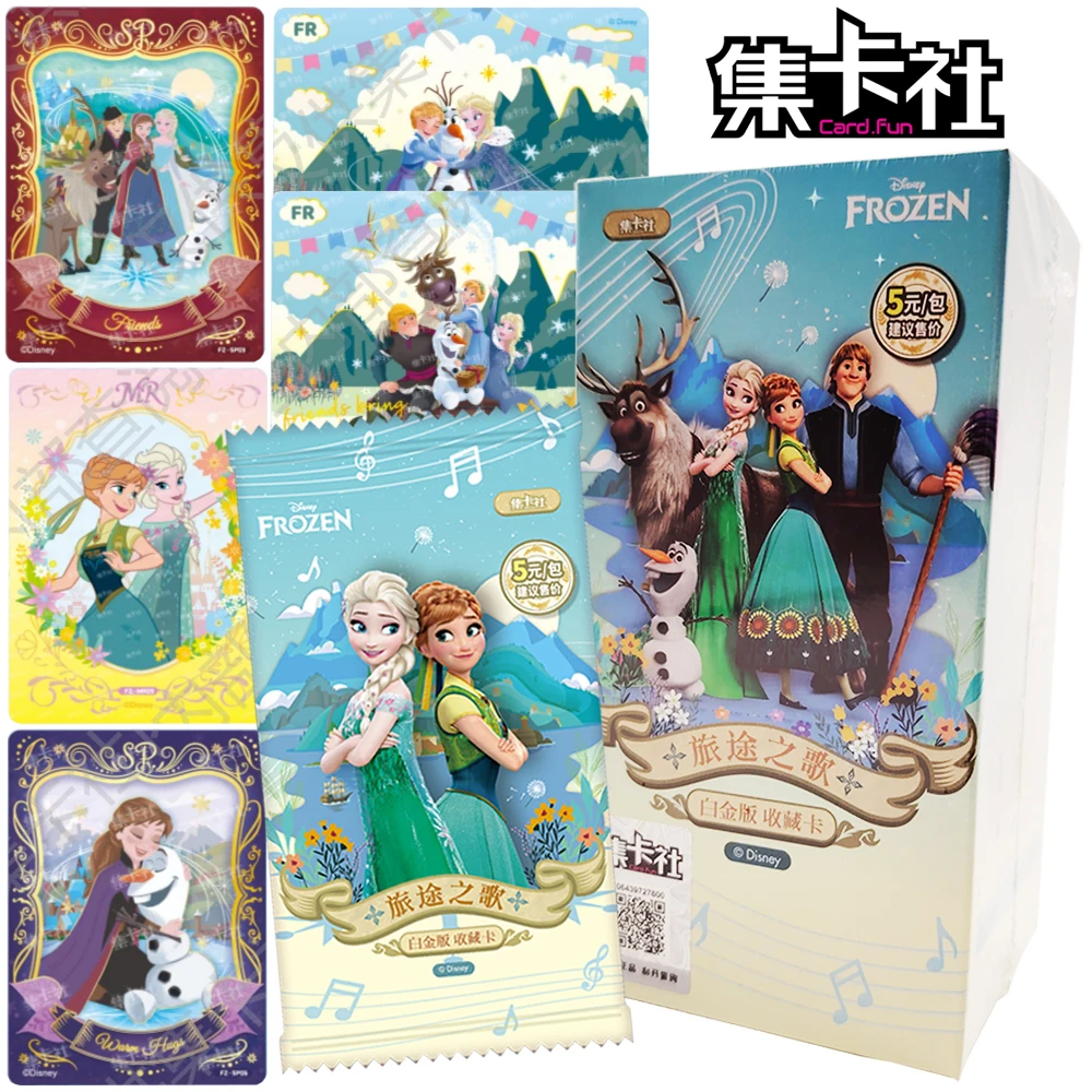 

CARD.FUN, натуральная коллекционная карта FROZEN, американский фэнтезийный волшебный фильм, популярная сверкающая принцесса, ограниченная карта, забавный фестивальный подарок