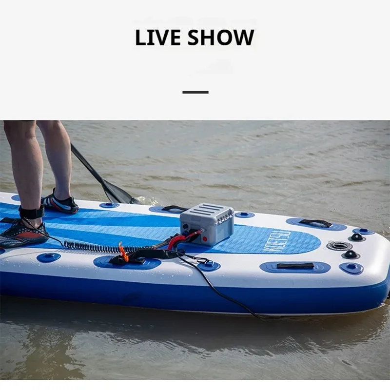 

Waterproof Wrist Remote Thruster for SUP/Kayak, 20km Range & 3-6km/h Speed Control, IP57 Certified Wireless Electric Fin Motor