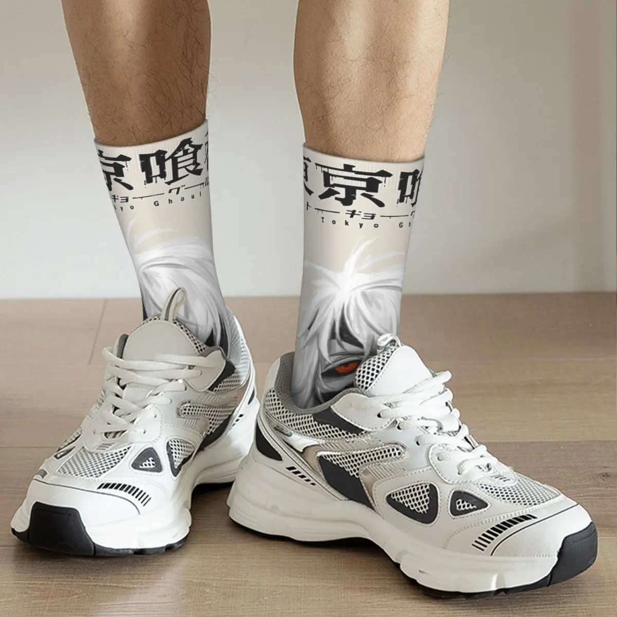 3D-Druck gemütliche Unisex-Socken, wind dichte Anime Tokio Ghul interessante vier Jahreszeiten Socken