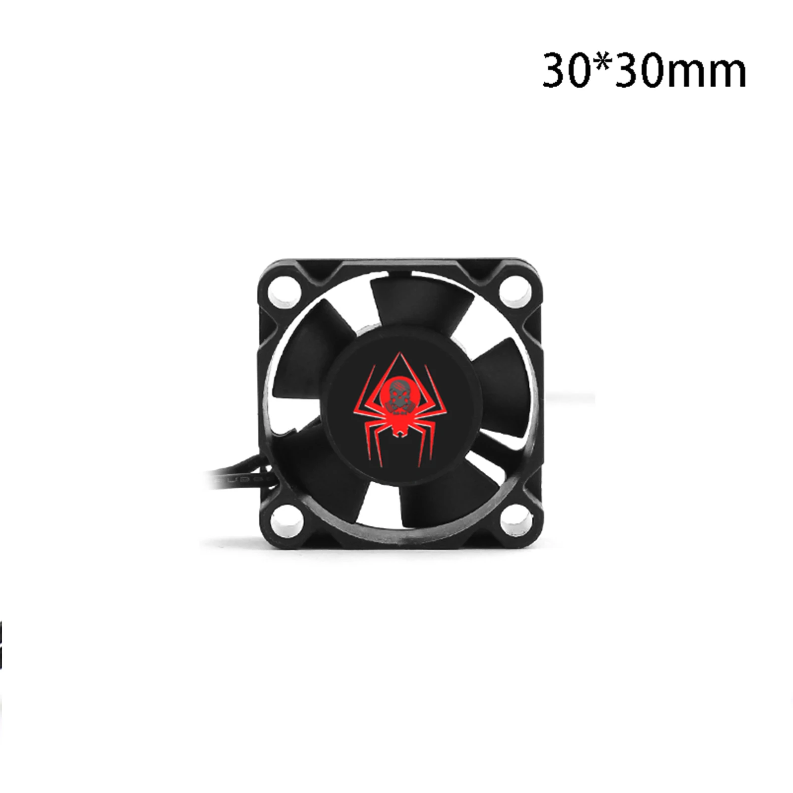 25/30/40/50mm RC Fan 5-12V DC 16380RPM Heat Sink High Wind Rapid Cooling Futaba Plug 30/60/120/150A ESC 36/42mm Motor Car Part