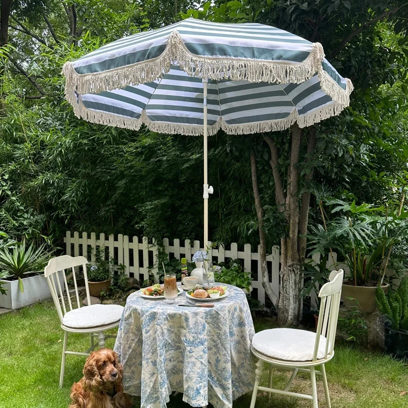 

Camping Beach Pool Umbrella Wall Retractable Coffee Shop Outdoor Balcony Garden Sun Umbrella Folding Shade Prop Umbrella