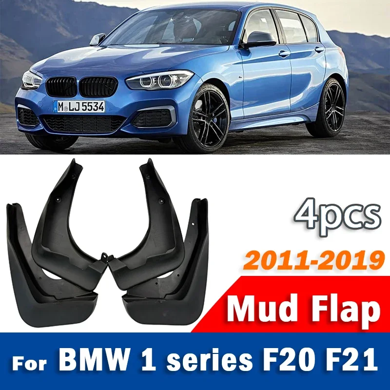 For BMW 1 Series 116 118 F20 F21 Mudguard Mudflaps Fender Mud Flap Guards Splash mudguards Car Accessories 1 set 4pcs 2011-2019