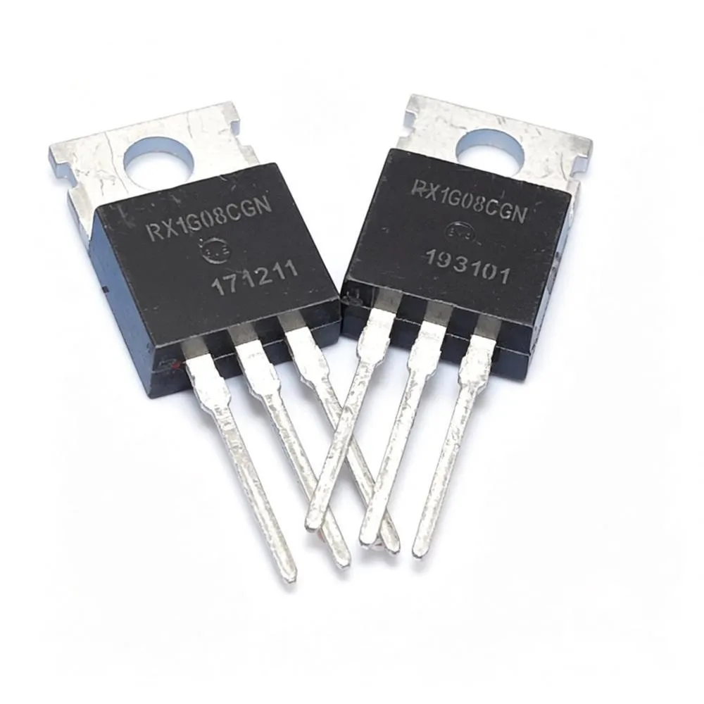 5PCS RX1G08CGN 40V 80A BD241C 100V 3A P60NF06 STP60NF06 SMK830 500V 4.5A 70R900 MMF70R900P 700V 5A IXTP1R6N100D2 1000V 1.6A