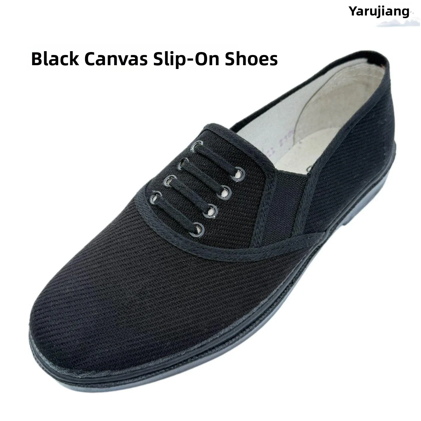 

Beijing Style Men's Cloth Shoes Anti-Slip Wear-Resistant Breathable Slip-On Work Shoes Comfortable Home Footwear