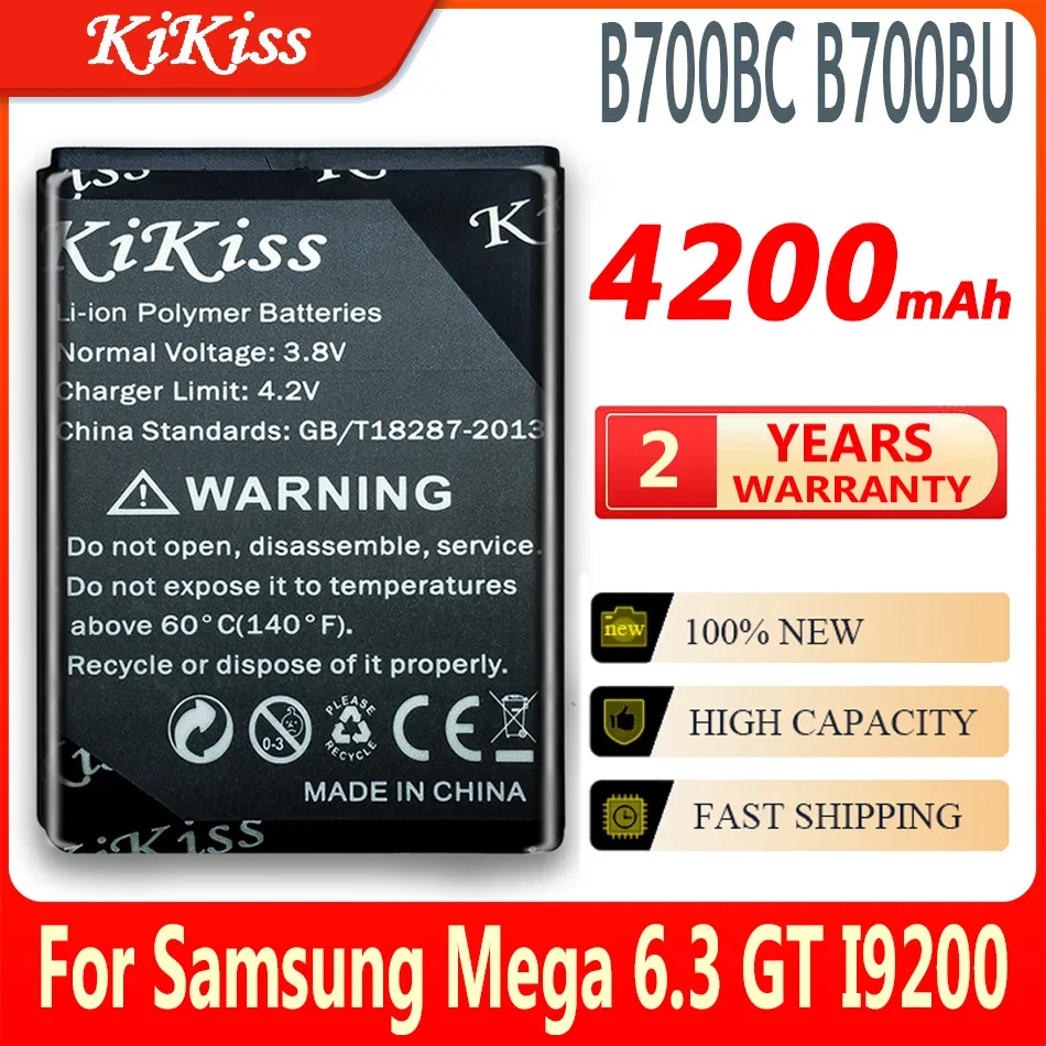 Аккумулятор для Samsung Galaxy Mega 6,3, 8 ГБ, фотоаккумулятор/i9205 B700bc/b700be I527 I525 I9205 P729 T2556 L600, Сменные Аккумуляторы для телефона