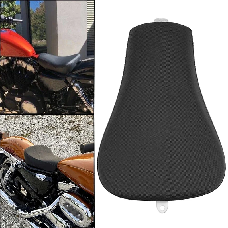 

Motorcycle Saddle Driver Seat Front Solo Cushion Black Accessory For Harley Sportster Forty Eight XL 72 48 1200 883 2010-2015