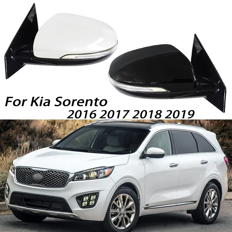 

Car Rearview Mirror Assembly For Kia Sorento 2015 2016 2017 2018 2019 Auto With Turn Signal Light Electric Folding Heating