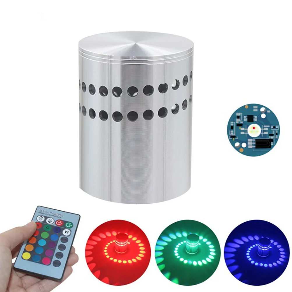 

LED 3W Aluminum Spiral Wall Light Unique Modern Design Indoor Outdoor Decoration Background Corridor Lamp Wall Light