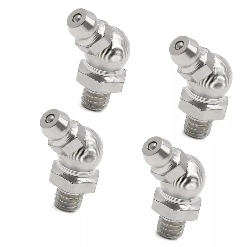 High Hardness Nipple 45 Degree Grease Fitting Machinery Lubrication High Hardness No Oil Leakage Quality Assurance
