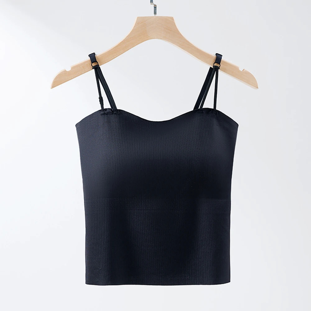 Casual Day Out Beautiful Back Regular Length Polyester Fabric Top Casual Khaki Bandeau Collar Casual Wear Daily Use
