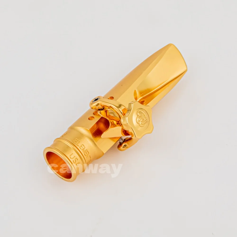 High Quality Professional Tenor Soprano Alto Saxophone Metal Mouthpiece Gold Plating Sax Mouth Pieces Accessories Size 5 6 7 8