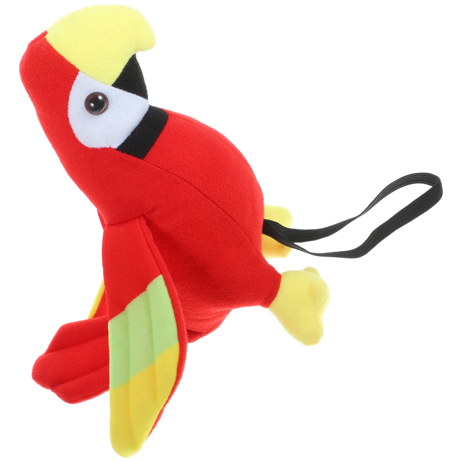 Duck Costume Pirate Parrot Plush Bird Animal Artificial Models Red on Shoulder Ornaments Kids Toddler