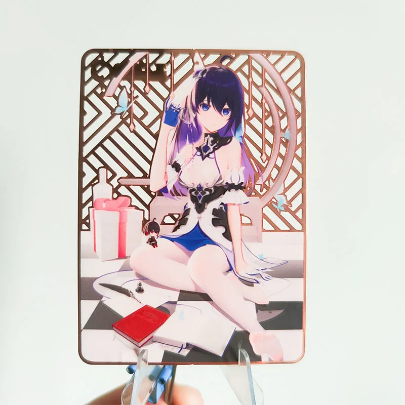 انمي ياباني آلهة قصة Acg لتقوم بها بنفسك بطاقات معدنية محلية الصنع ناهيدا أسوكا لانغلي سوريو هدايا عيد الميلاد ألعاب الأطفال #2