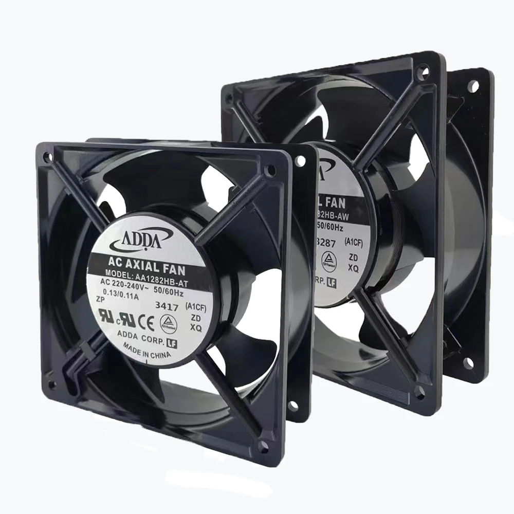 

AA1282HB-AT AA1282HB-AW Cooling Fan 220V 120x120x38mm 12mm Axial Cooling Fan for Industrial Equipment Cabinet Inverter