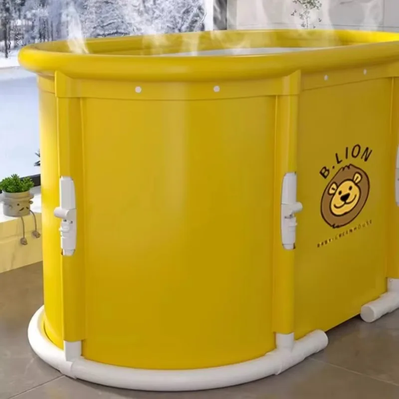 ベビービッグホワイトバスタブシャワー大人用滑り止めアイテムフットバスバスタブハウスバスルームバニョワール折りたたみ式アブルテホーム家具