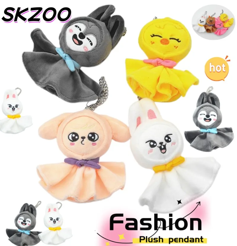 

SKZOO Stray Kids Keychain Cute Fashion Cartoon Personalized Creative Kawaii Simple Doll Pendant Birthday Gift for Friends