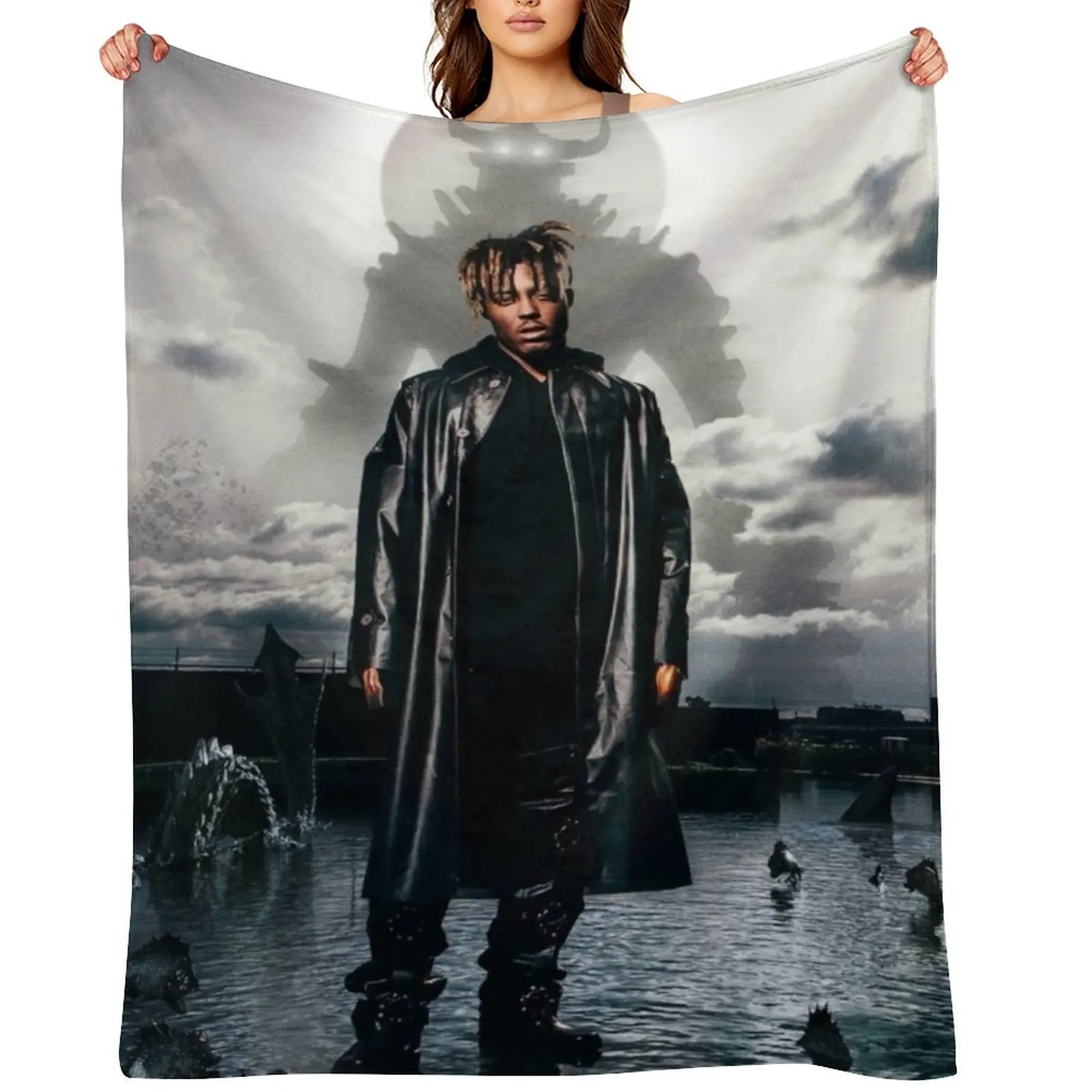 

Fighting Demons Throw Blanket Soft Beds Kid'S manga Hairys Blankets