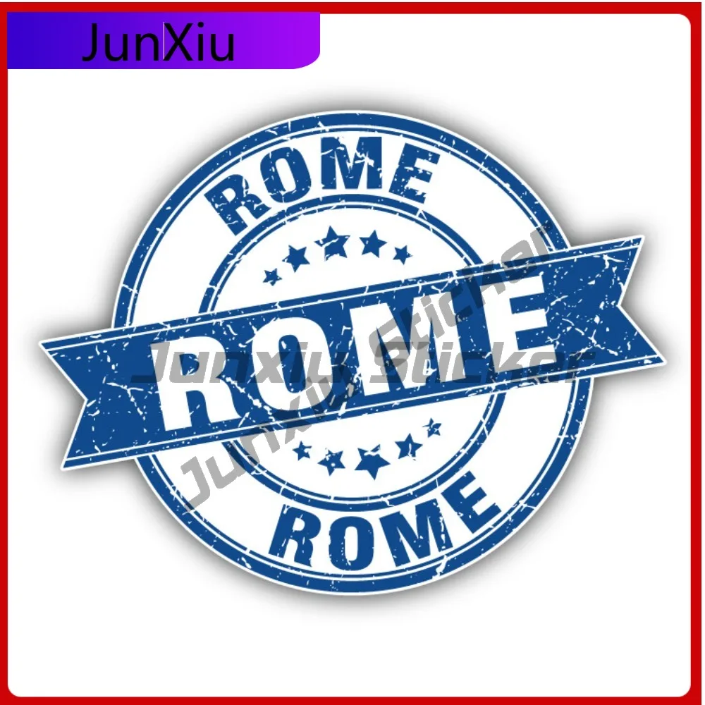 

Rome Creative Sticker Travel Stamp Car Decal Bumper Stickers Anime Style Wall Use For Car Bumper Decor Automotive Decor Scrat
