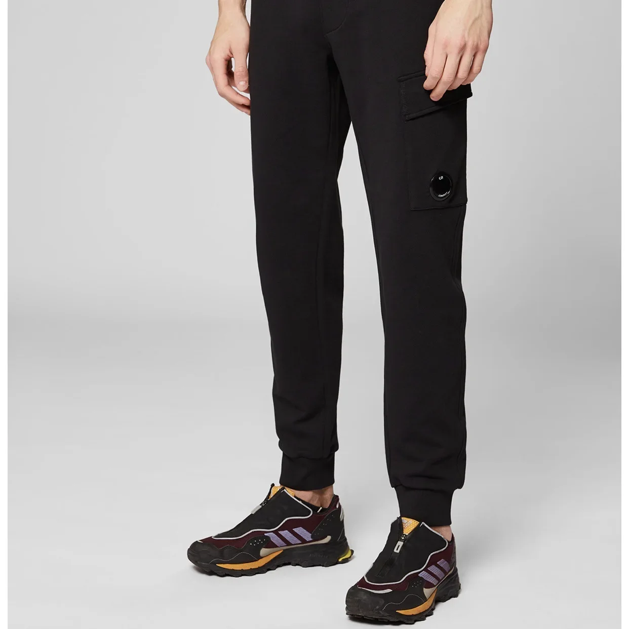 عبر الحدود النمط الأوروبي الرجال النساء Sweatpants غير رسمية بنطلون جيوب متعددة وظيفية المألوف الكاحل طول السراويل