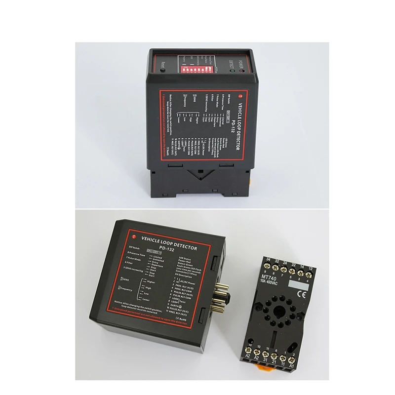 Imagem -05 - Substituição Indutiva do Detector do Laço do Veículo do Monocanal Pd132 Parque de Estacionamento Detector do Laço do Carro Versão Inglês