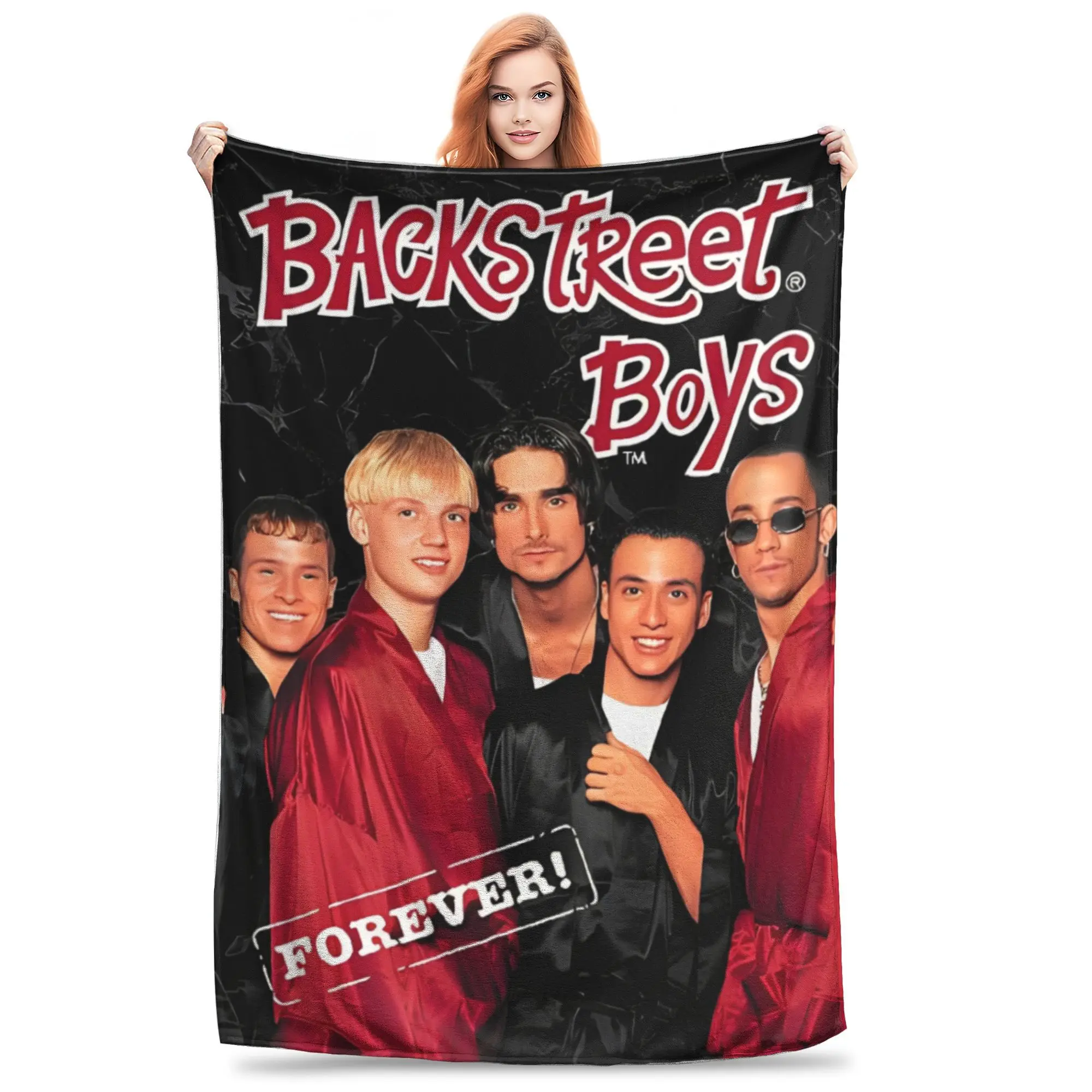 

Backstreet Boys music group Stuff Blanket Ultra-Soft Coral Fleece Plush Throw Blankets Cozy Plush Thin Quilt