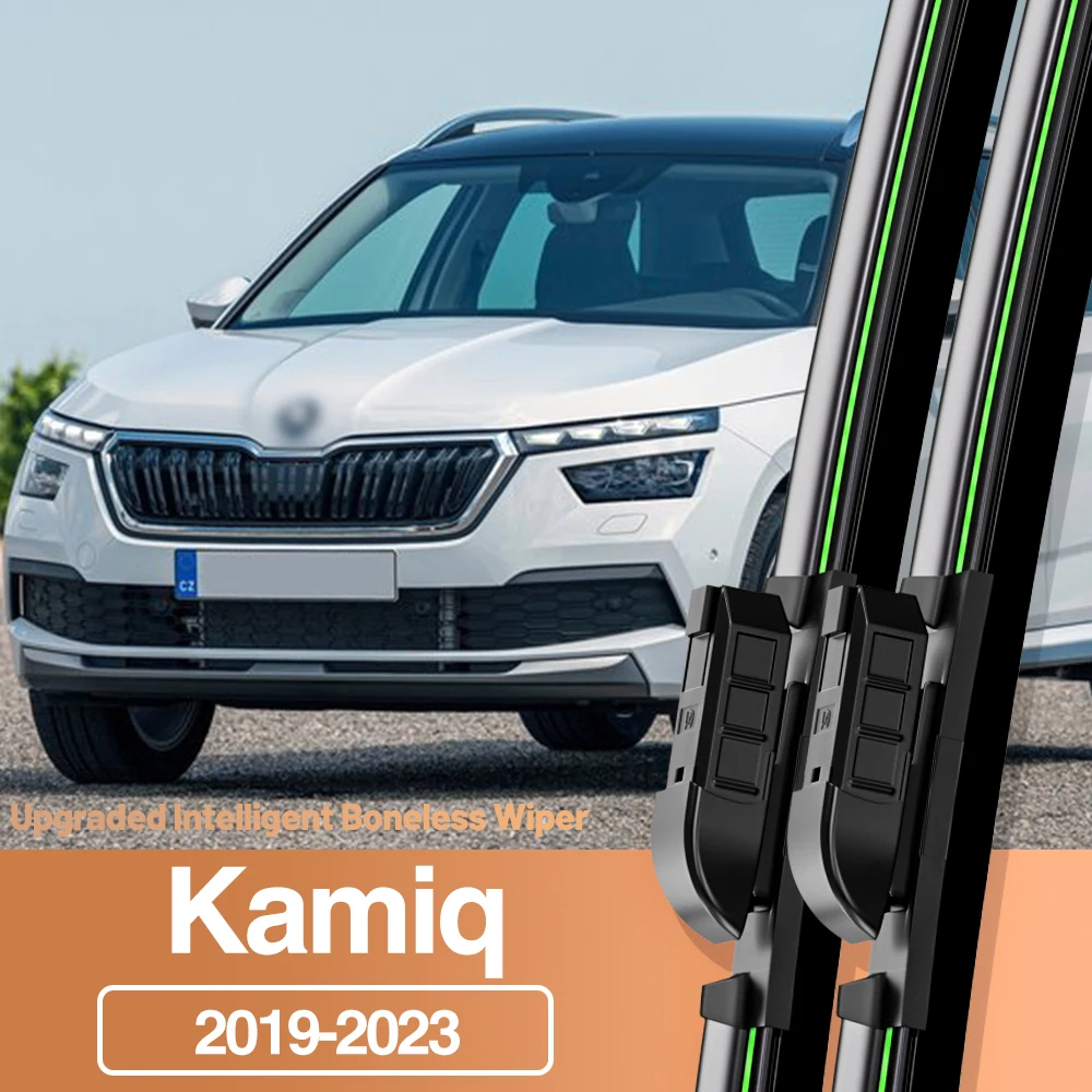 2pcs For Skoda Kamiq 2019-2023 Front Windshield Wiper Blades Windscreen Window Accessories 2020 2021 2022