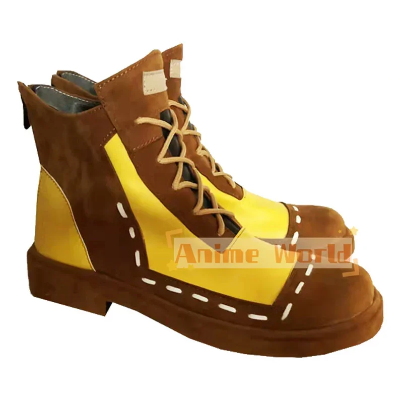 Limbus Company Don Quixote Cosplay Shoes Boots Anime PU Leather Shoes Custom Made
