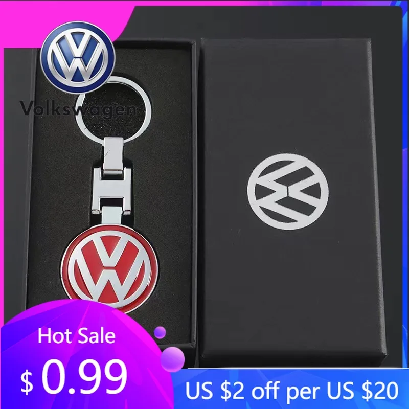 

For VW Volkswagen Jetta MK5 Golf 3D Metal/Leather Car Volkswagen Series Key Chain Keyring Auto Interiors Accessories For VW RLin