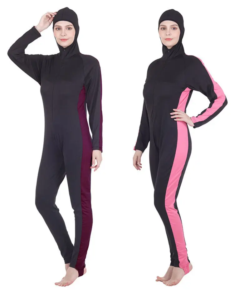 Muslim Swimming Suit for Women Cover Swimwear Islam Abaya Abayas Hijab Long Sleeve Modest Swimsuit Diving Suit Wetsuit