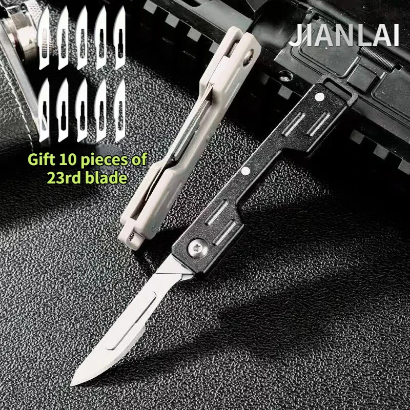 Mini Performance Folding Machinery Cost Scalpel Medical Folding Knife EDC Outdoor Unpacking Pocket Knife Multiple Styles