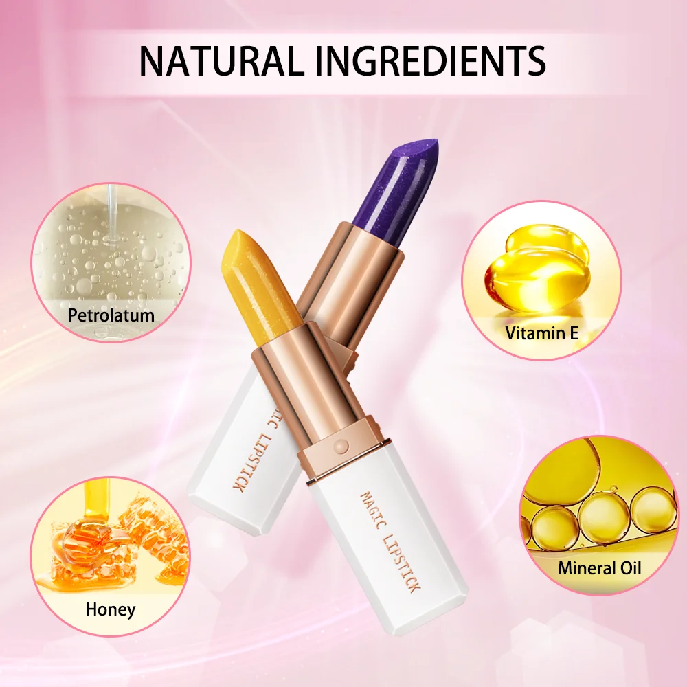 6 Màu Magic Lipstick Nhiệt Độ Đổi Màu Bám Son Lipgloss Dưỡng Và Giữ Nếp Lâu Chống Nước Son Dưỡng Môi Trang Điểm